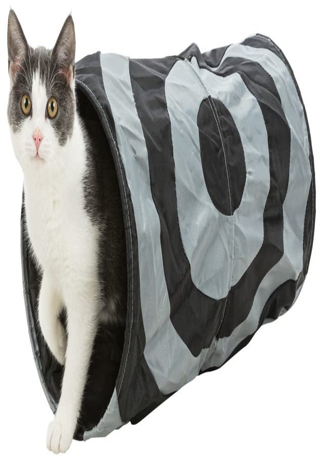 Trixie Playing Tunnel for Cats, Polyester Material, Interactive Cat Toy Suitable for Indoor & Outdoor Play - 50 x 25 cm (Multiple Colors, Get Any 1 Color) - Image 4